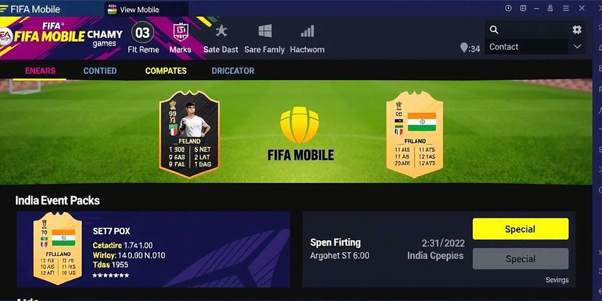 FIFA Mobile in-game store showing special Indian event packs